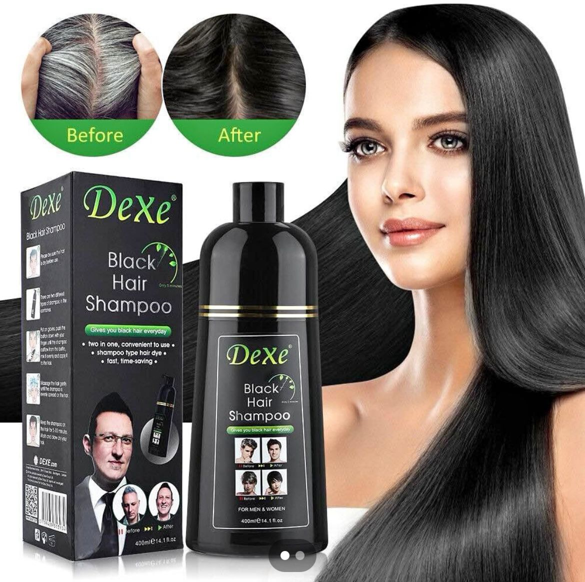 Shampoing Colorant Noir Dexe